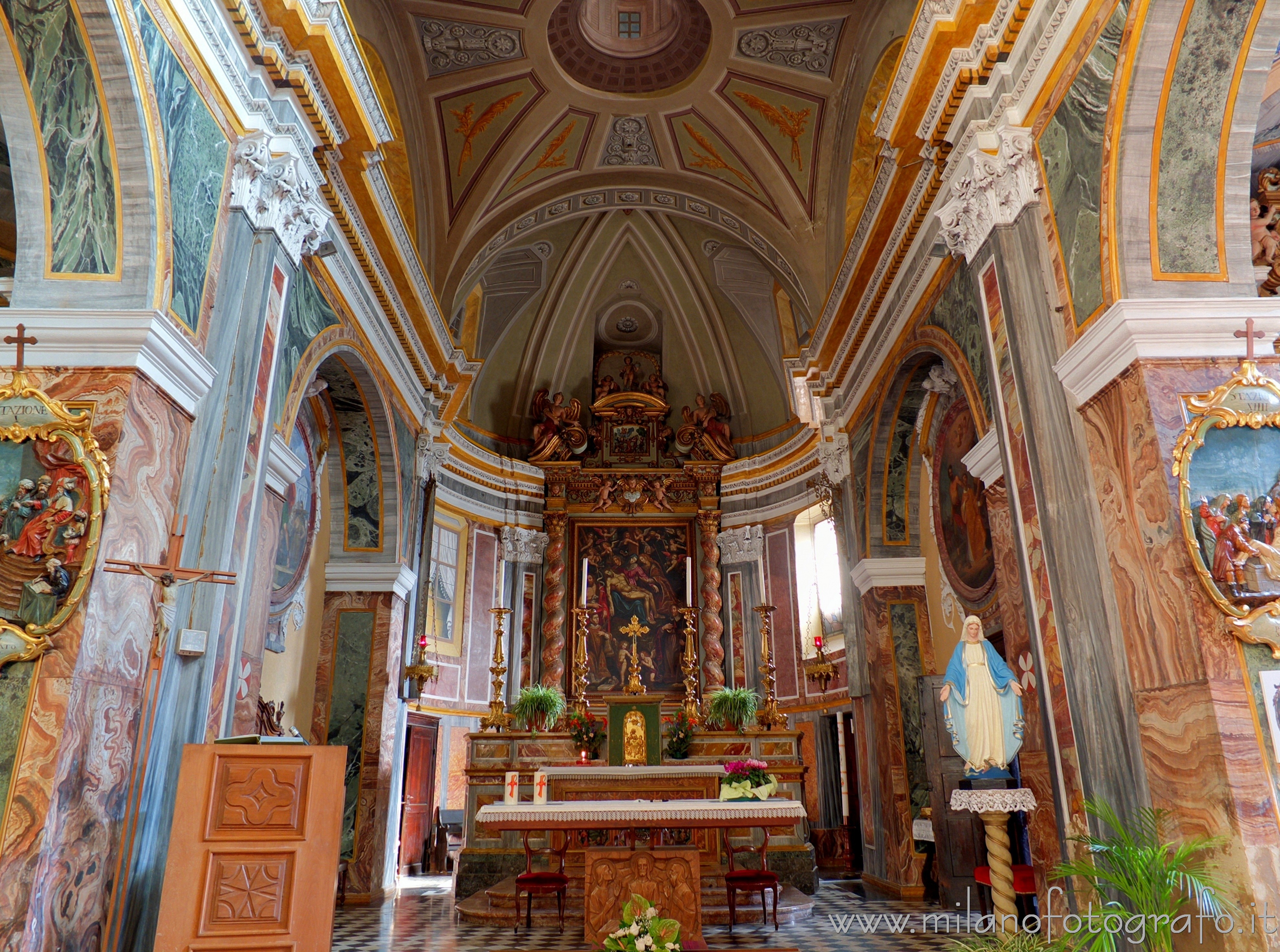 Sagliano Micca (Biella, Italy) - Presbytery of the Parish Church of the Saints Giacomo and  Stefano